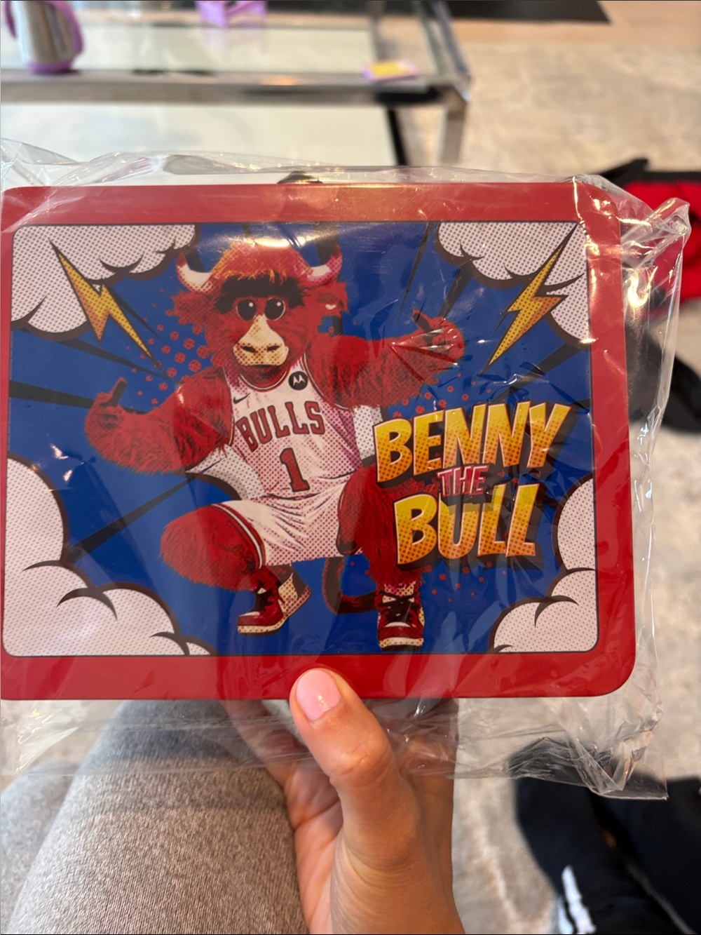 Benny the Bull Kids Lunchbox - Red